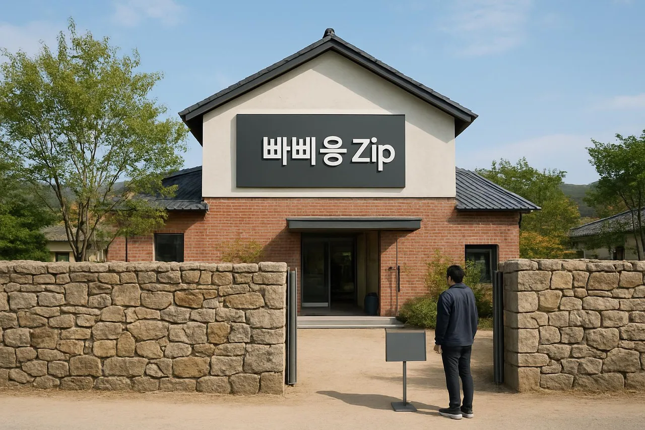 빠삐용Zip 외관과 입구 풍경