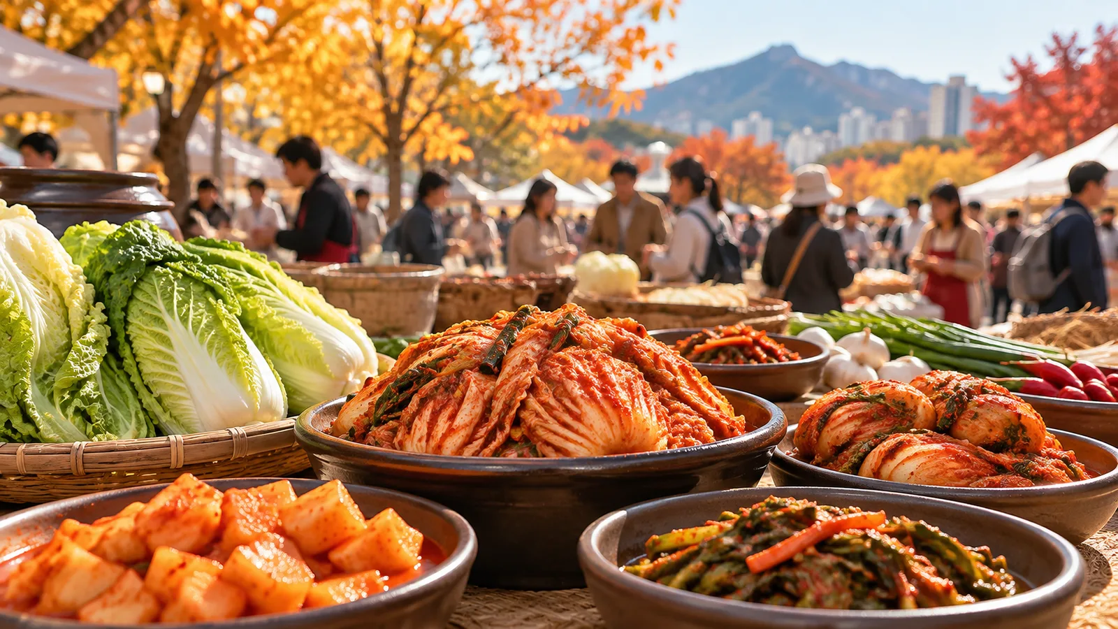 광주 여행 분위기를 표현한 편집 이미지