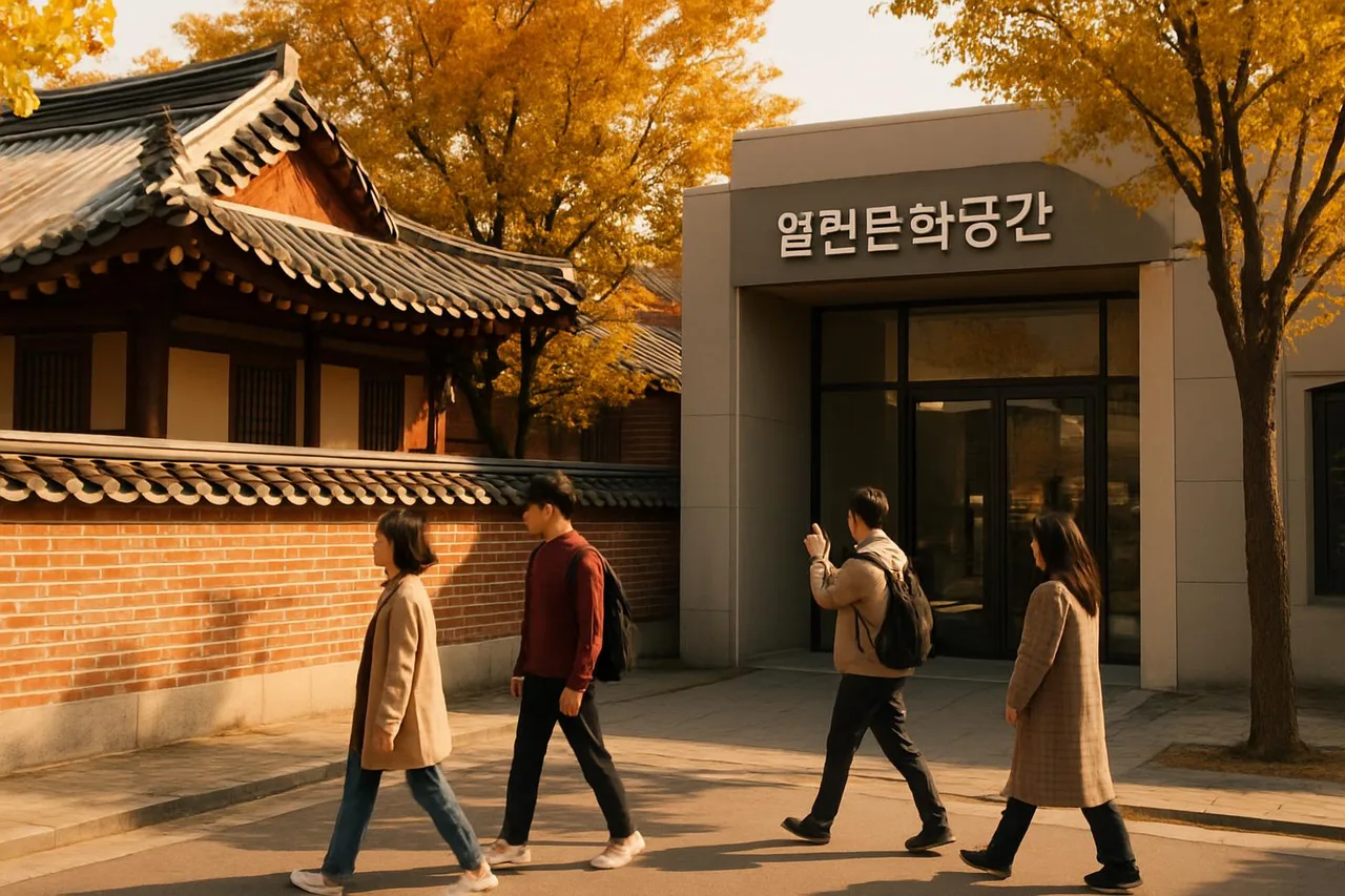 행궁로 골목에 자리한 열린문화공간 후소 전경